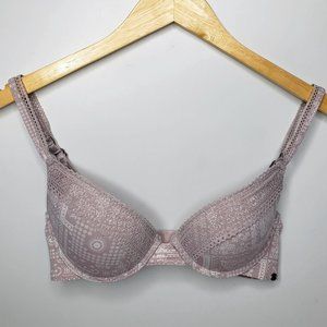 Lucky Brand Laced Edge Push Up Bra 34B